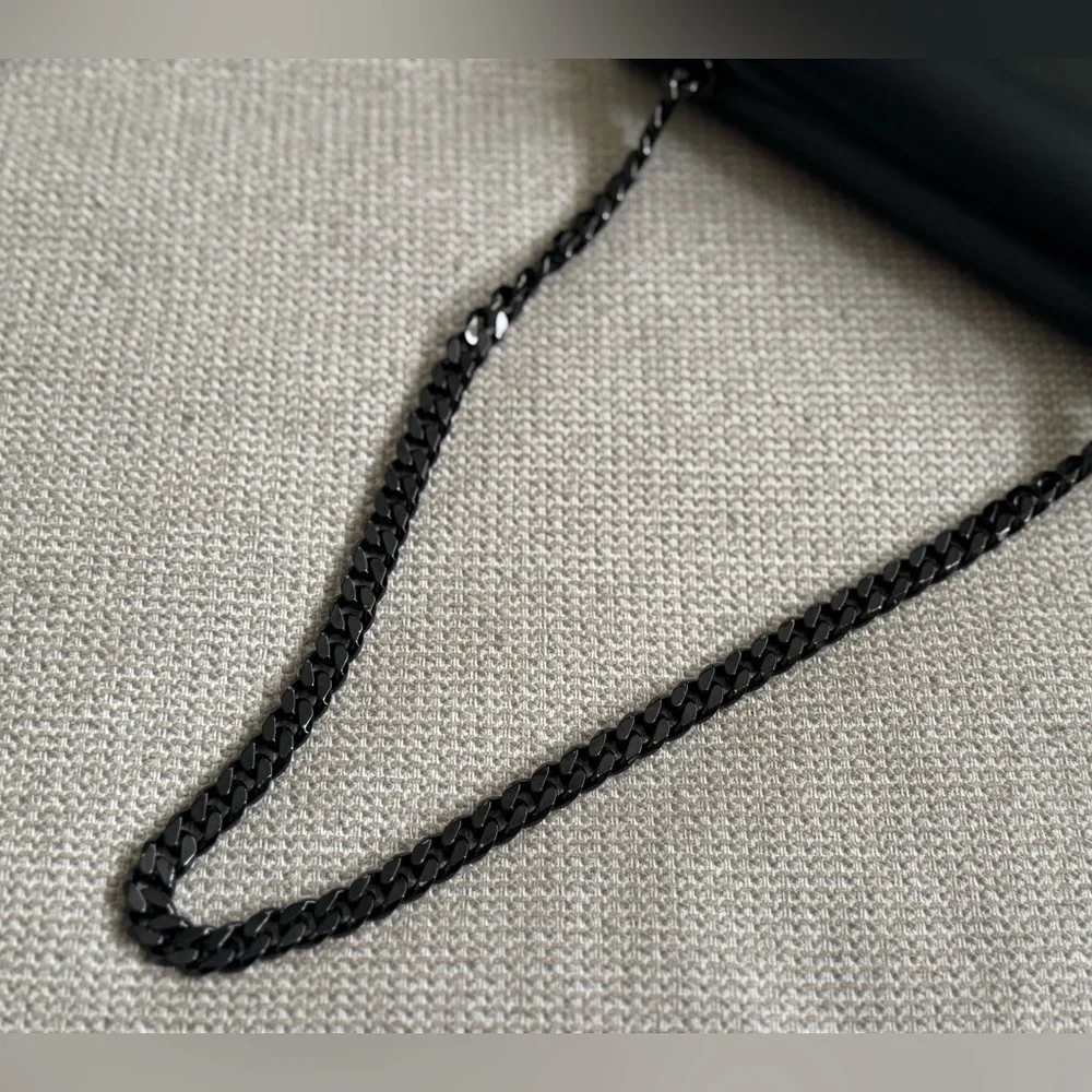 Celine Black Triomphe Chain Shoulder Bag - Picture 14 of 15